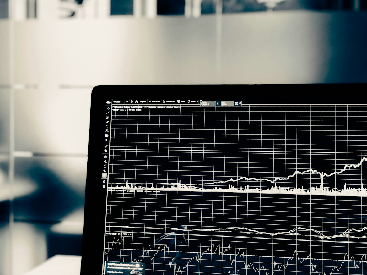 Monitoring wall displaying automation health metrics and alert statuses